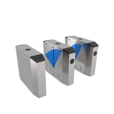 qualité  High security RFID face recognition fingerprint access control flap turnstile barrier gate for gym and park usine