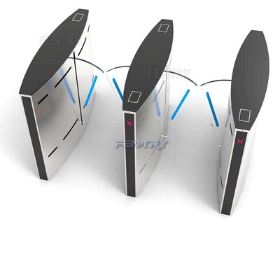qualité  304 Stainless Steel ESD Entrance Systems Designer Turnstile Smart Waist Industrial Security Gate Flap Barrier usine