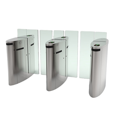 Tourniquet de créneaux de vitesse de glissement avec porte en verre de tourniquet d'Access Control Mechanism de lecteur de cartes de RFID la haute