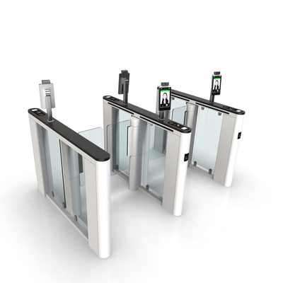 Créneaux de vitesse biométriques à grande vitesse électroniques d'oscillation d'acier inoxydable de la porte 304 dans des clubs de gymnase avec le tourniquet de RFID