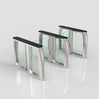 Promenade rapide à grande vitesse de nouvelle de conception de contrôle d'accès de tourniquet de barrière porte en verre de porte dans toute la porte de barrière d'oscillation