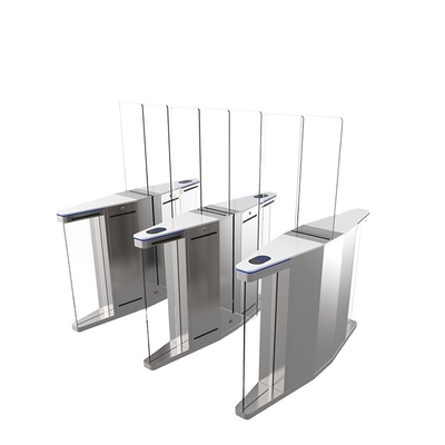 Demi tourniquet de créneaux de vitesse de glissement en verre de taille avec le lecteur de cartes Access Control