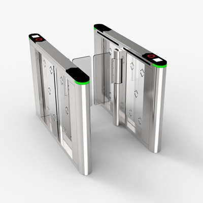 304 Stainless Steel Office Building/Subway Station RFID/QR Code Access Control System Multiple Sensors Electronic Fast Lane Security Turnstile Gates